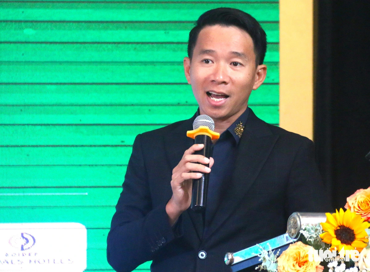 Bach Cuong Khang, deputy general secretary of the Vietnam Golf Association, suggested integrating golf into the primary and middle school curricula in Vietnam. Photo: Nguyen Hoang / Tuoi Tre