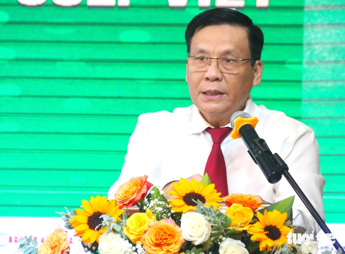 Deputy Editor-in-Chief of Sai Gon Giai Phong newspaper Nguyen Ngoc Anh said Vietnam’s comprehensive tourism development plan until 2030 identifies golf tourism as an important product. Photo: Nguyen Hoang / Tuoi Tre