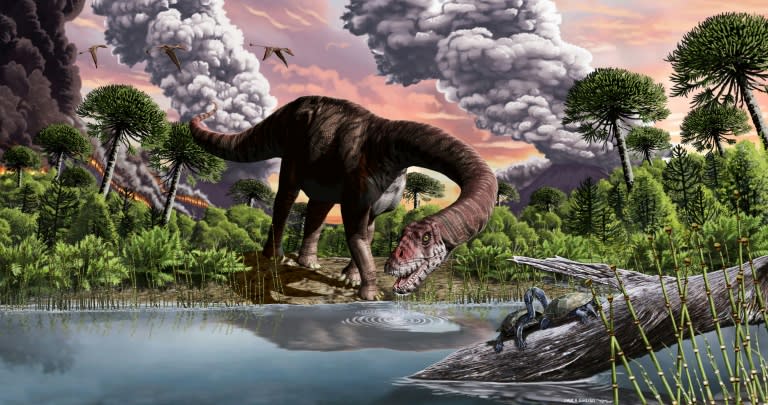 Faeces, vomit offer clues to how dinosaurs rose to rule Earth