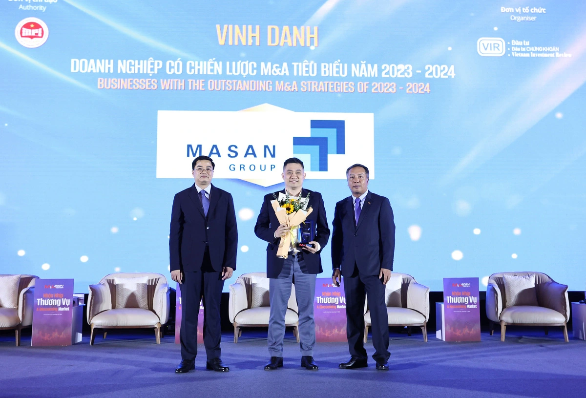 Masan Group was honored as one of the ‘Businesses with the Outstanding M&A Strategies of 2023-2024.' Photo: Supplied