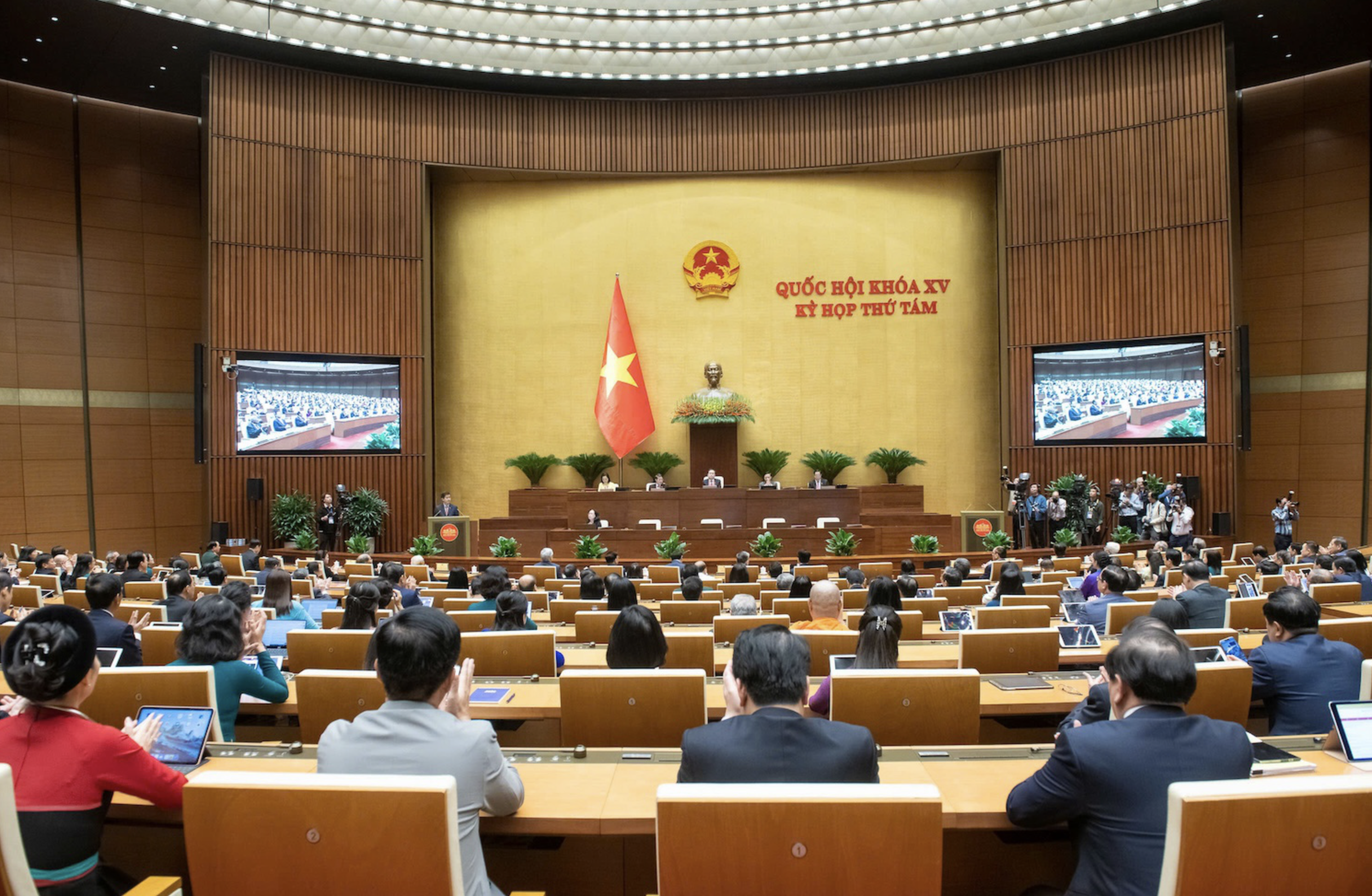 A general view of the 15th National Assembly's eighth session on November 30, 2024. Photo: Gia Han / Tuoi Tre