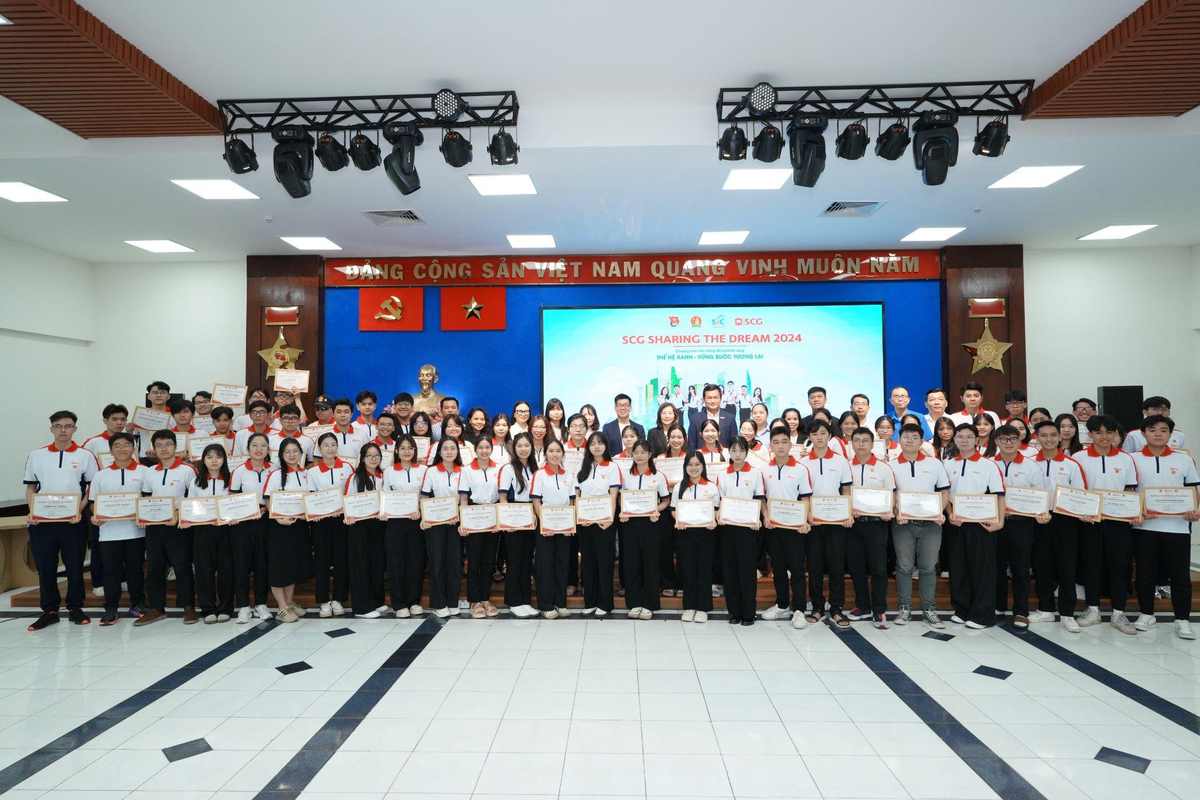 A view of the award ceremony of 'SCG Sharing the Dream 2024' scholarships. Photo: SCG