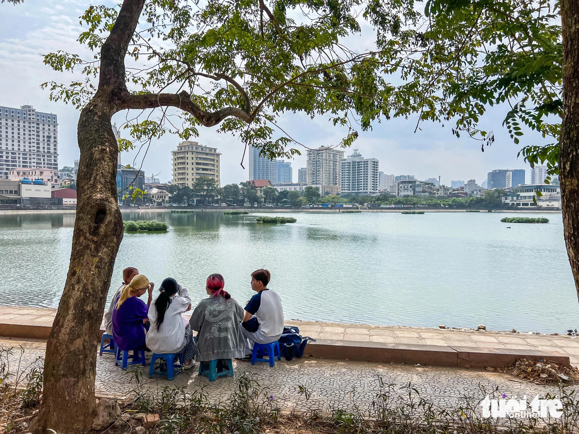 Giang Vo Lake is located in a prime area in Hanoi. Photo: Pham Tuan / Tuoi Tre