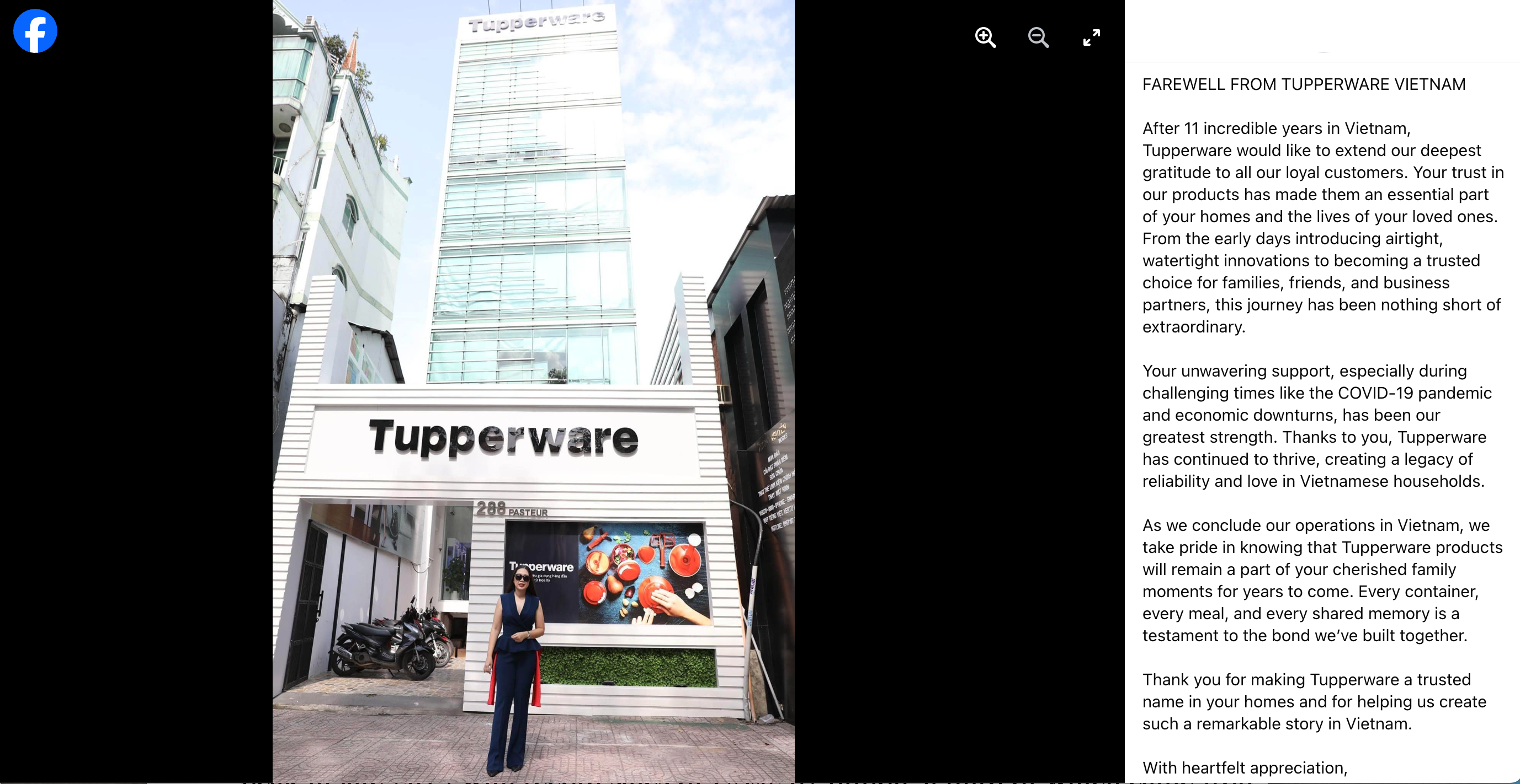 Tupperware Vietnam to cease operations by year-end as CEO announces farewell to consumers