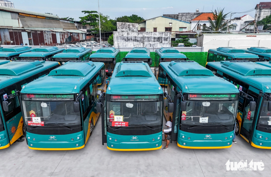 150 e-buses arrive in Ho Chi Minh City to serve first metro line