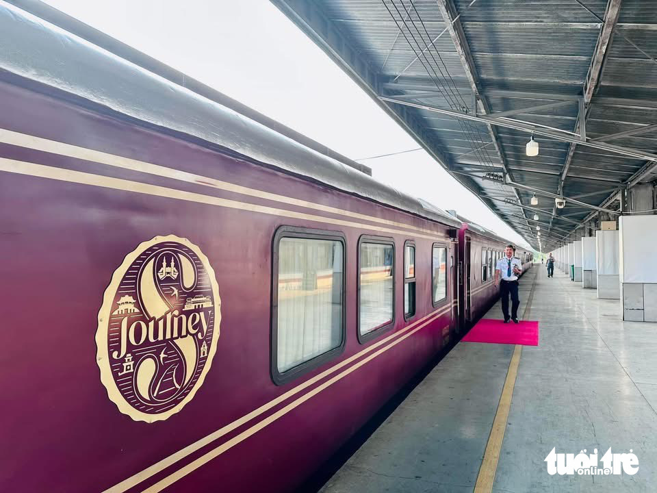 The premium Sjourney train is expected to enhance Vietnam’s railway image globally. Photo: To Hoa Nguyen / Tuoi Tre