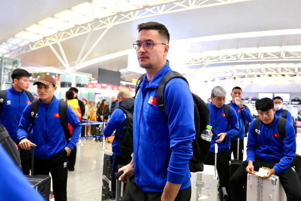 Vietnamese goalkeeper Nguyen Filip. Photo: Anh Khoa / Tuoi Tre