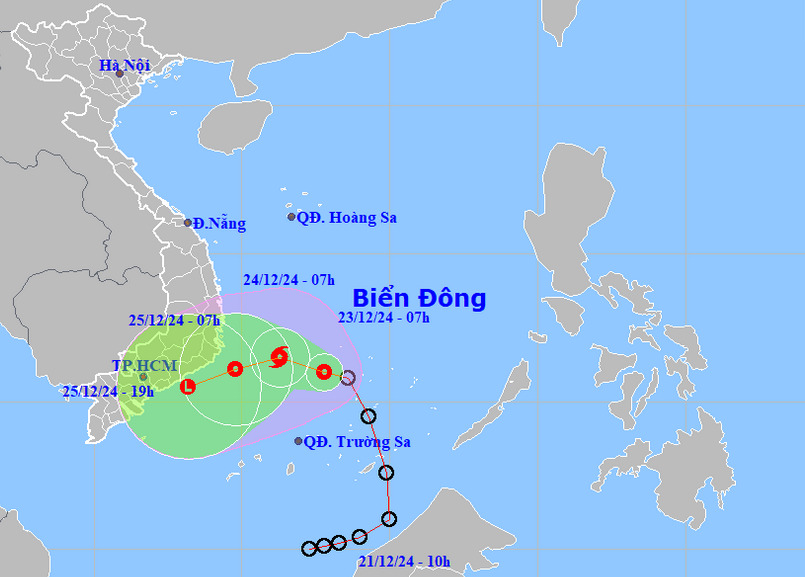 East Vietnam Sea tropical depression expected to strengthen into storm