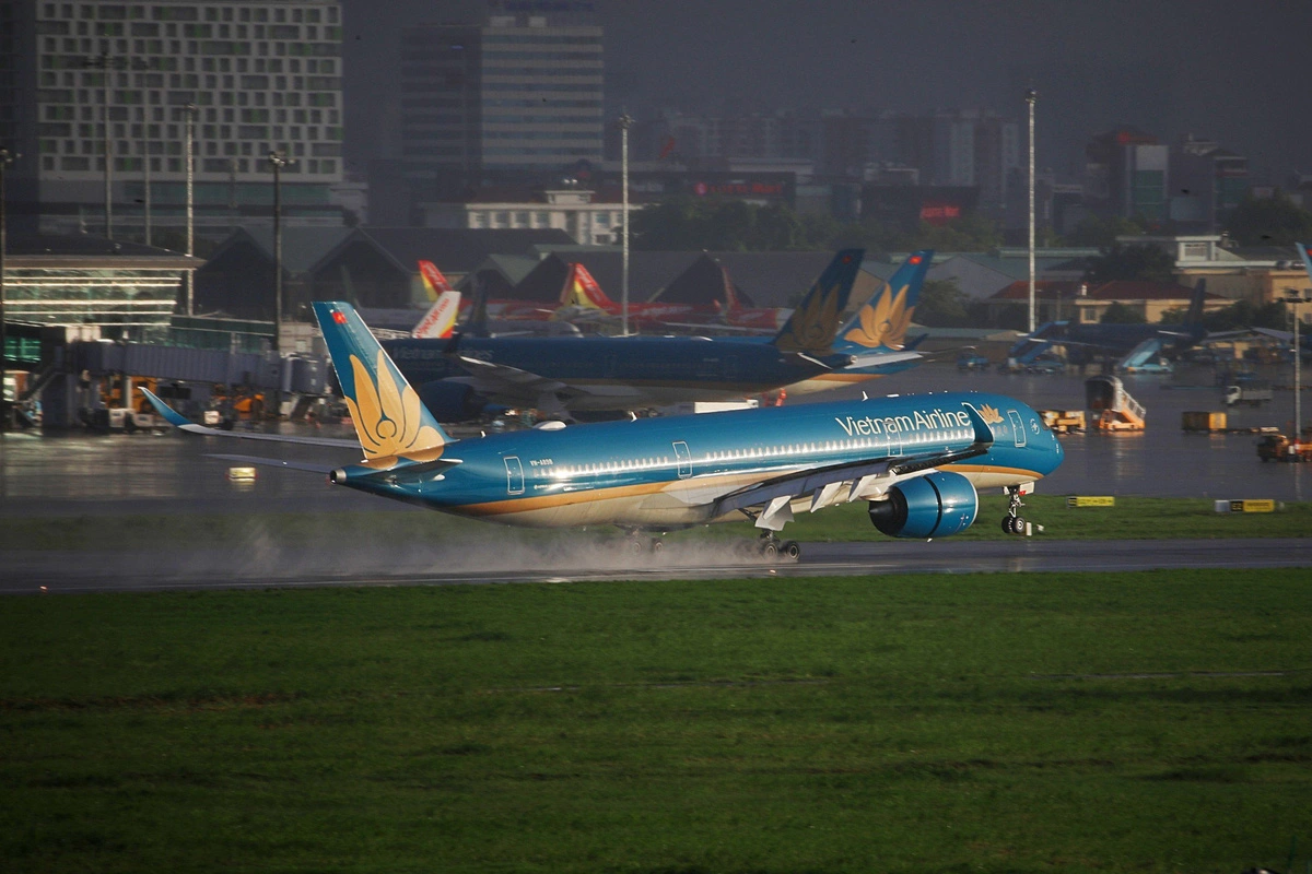 Vietnam Airlines has plans to respond to unfavorable weather. Photo: Vietnam Airlines