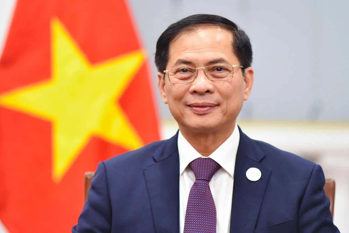 Vietnamese Deputy Prime Minister and Minister of Foreign Affairs Bui Thanh Son, who highlights the Hanoi Convention as the fruitful result of nearly five years of negotiations between the UN member states, including Vietnam.