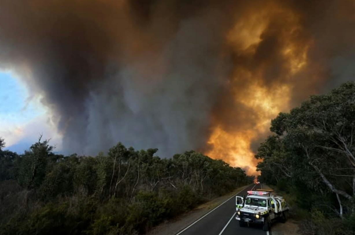 Australian bushfire burns area the size of Singapore