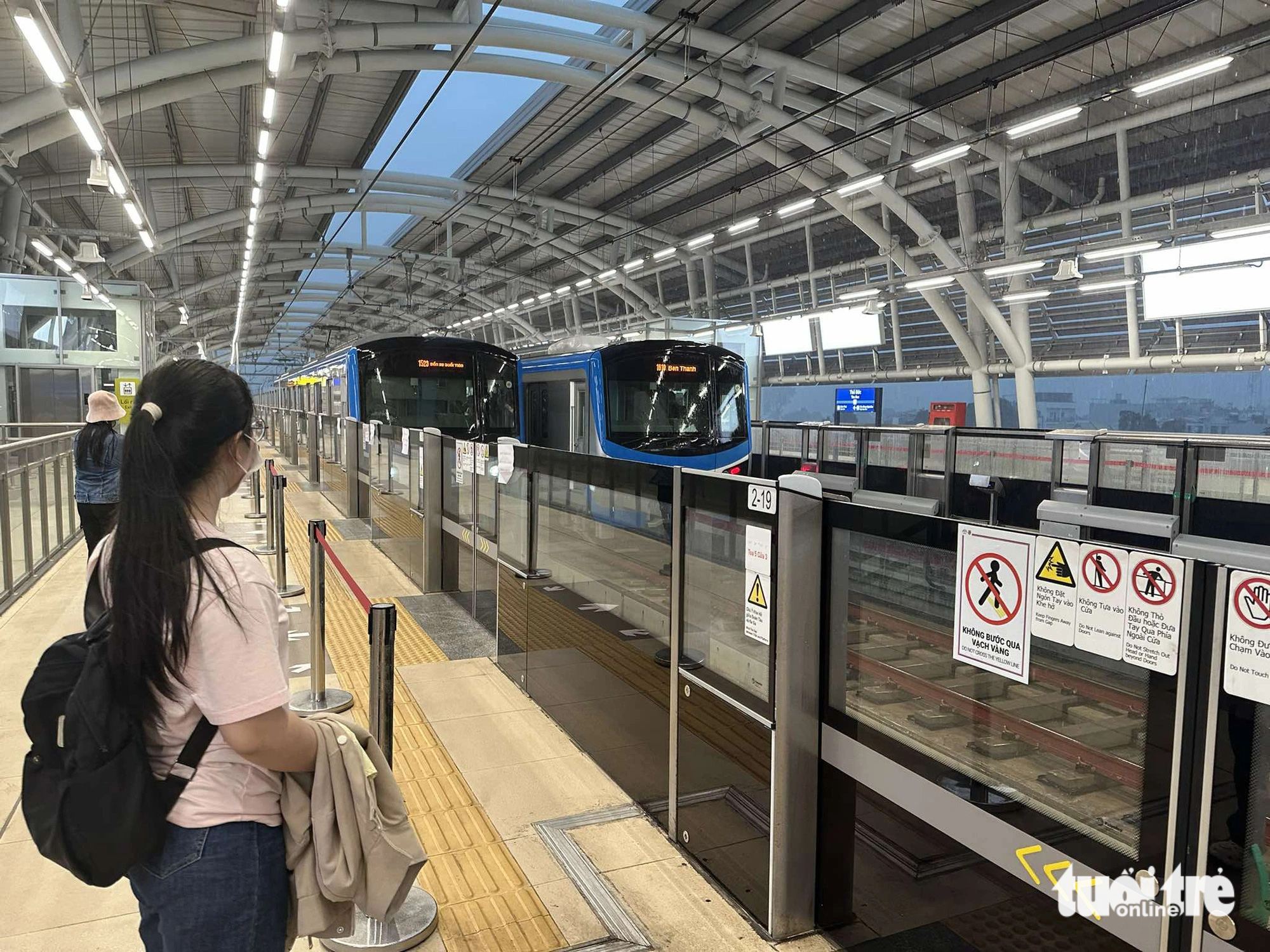 Heavy rainstorm causes brief suspension of Ho Chi Minh City’s metro line No. 1