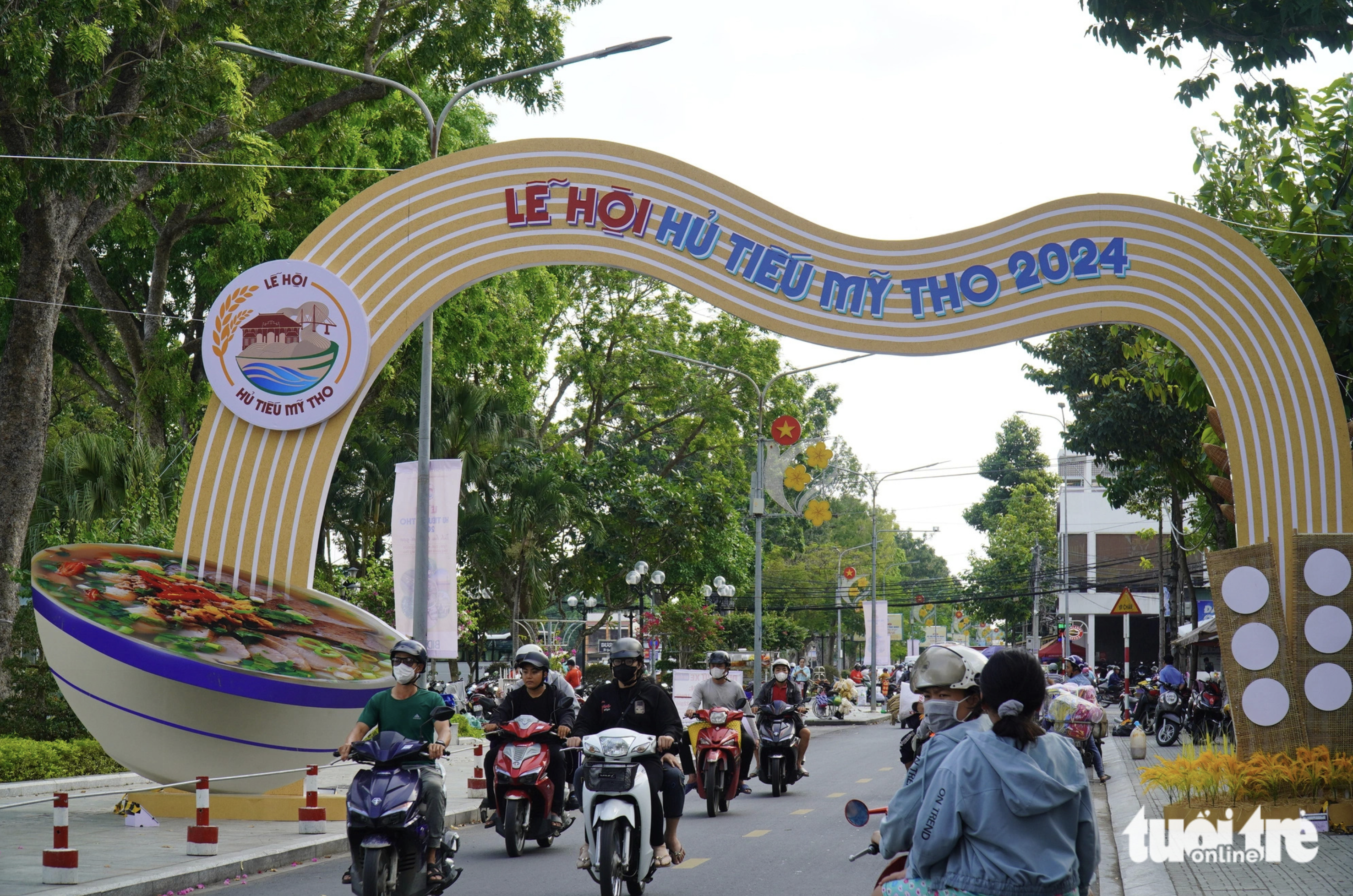 The Hu Tieu My Tho (My Tho Rice Noodle) festival kicks off in My Tho City, Tien Giang Province, southern Vietnam on December 27, and runs until December 31, 2024. Photo: Mau Truong / Tuoi Tre