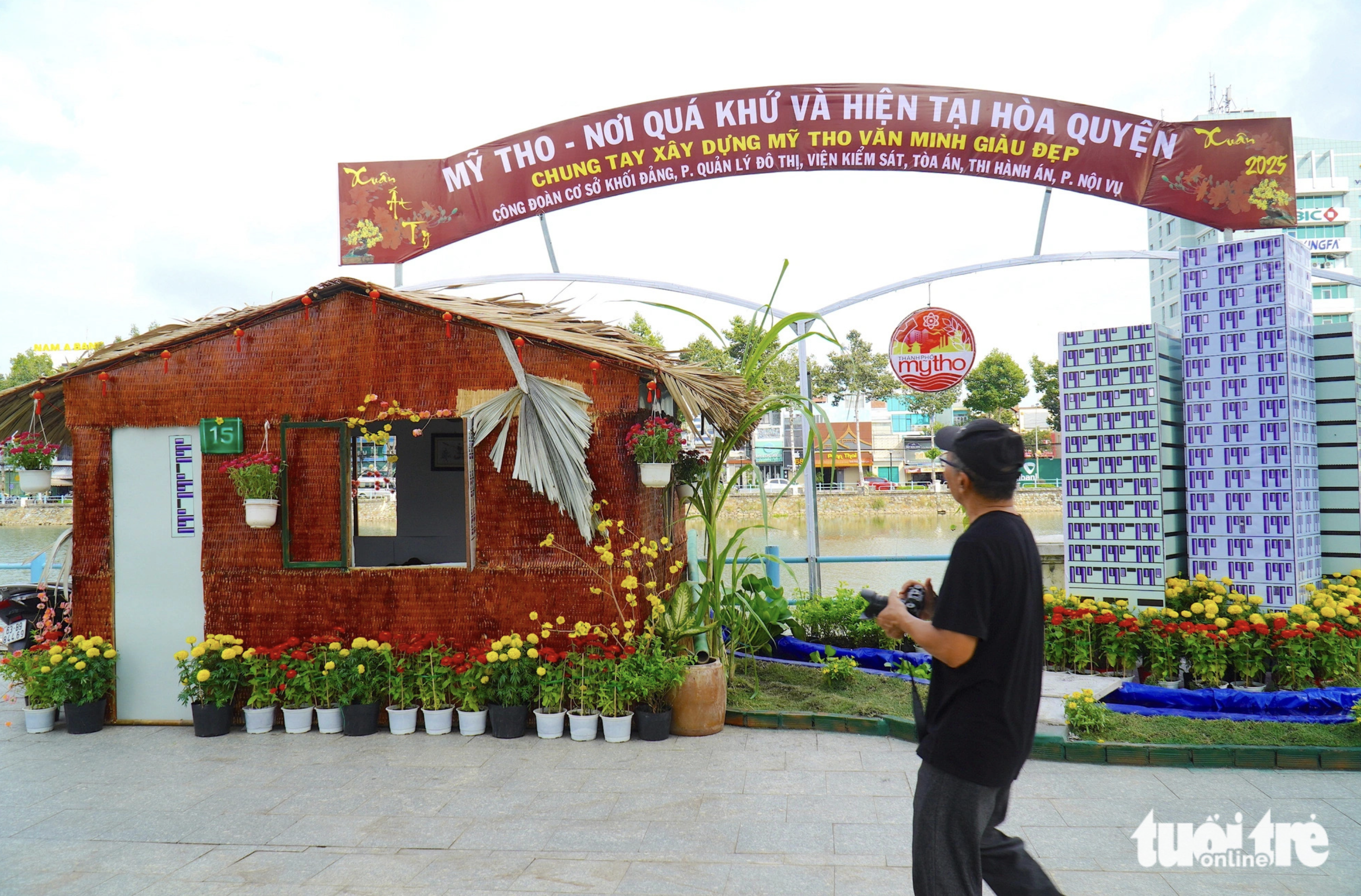 A miniature of My Tho, blending its past and present, part of the Hu Tieu My Tho Festival held in Tien Giang Province, southern Vietnam, which runs until December 31, 2024. Photo: Mau Truong / Tuoi Tre