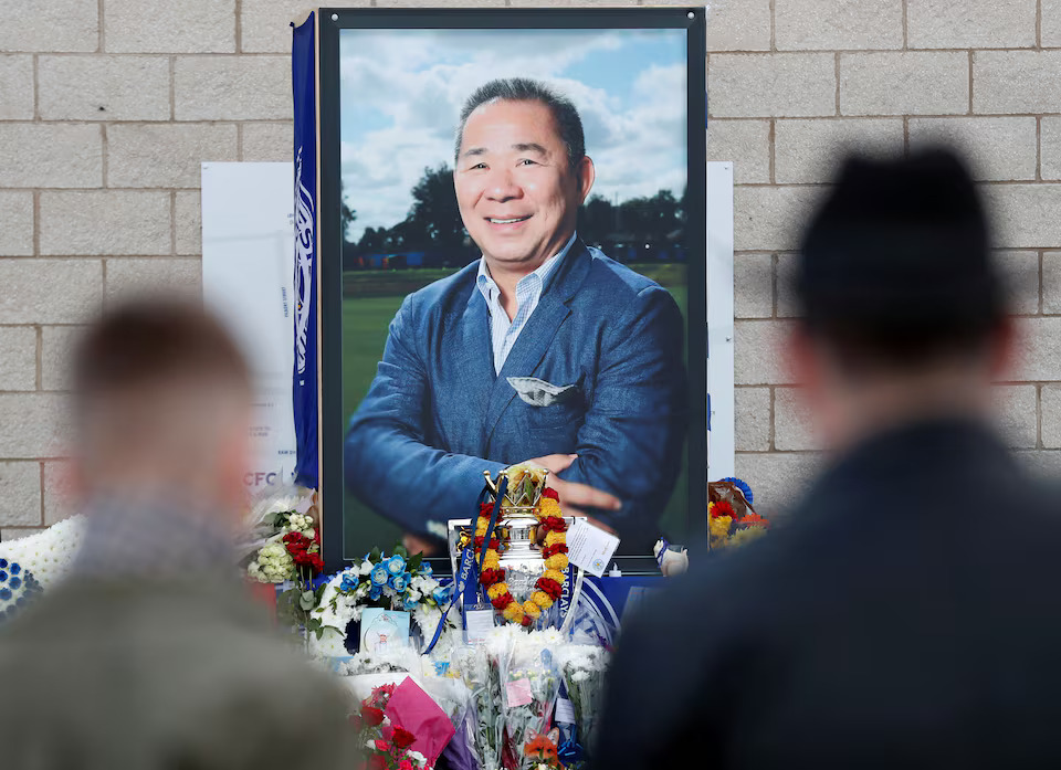 Soccer Football - Leicester City mourn and honour the victims of the helicopter crash - King Power Stadium, Leicester, Britain - October 31, 2018. Photo: Reuters