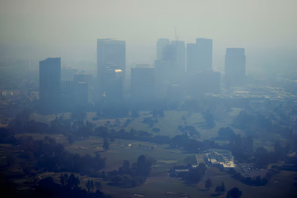 Los Angeles wildfires trigger air quality warnings and health concerns