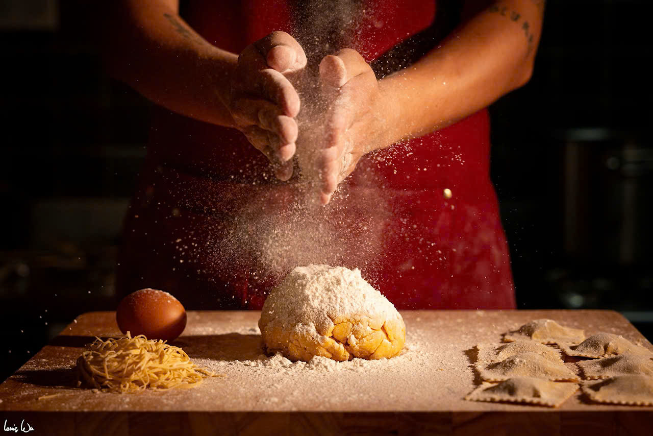 Cyrus Nguyen prepares noodles at his Ember Noodle Bar in Ho Chi Minh City.