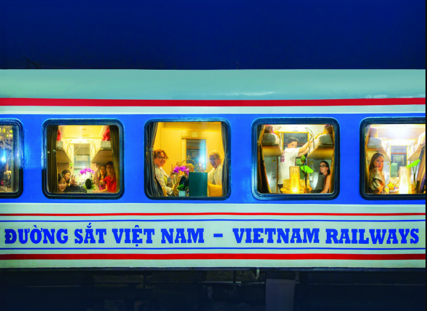 Vietnam Railways will launch two special trains, named ‘Spring Train,’ traveling between Hanoi and Ho Chi Minh City on Lunar New Year’s Eve. Photo: Supplied