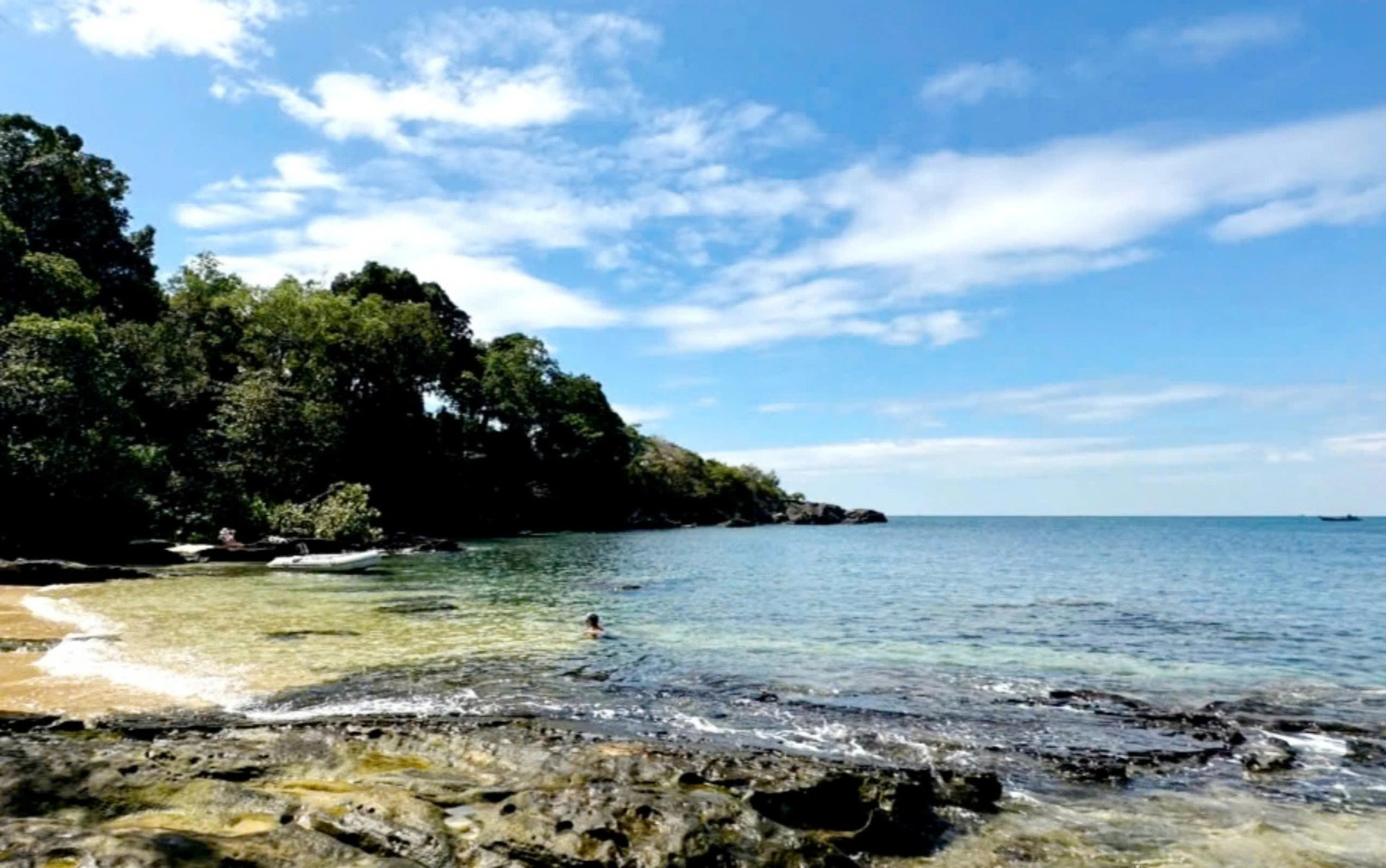 A scenic view of Ganh Dau’s pristine waters. Photo: P.D.