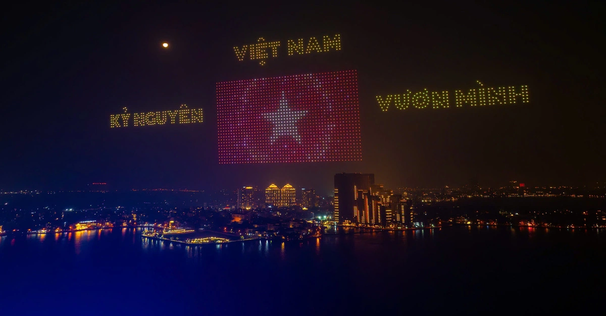 2,025 drones light up Hanoi sky in a breathtaking celebration