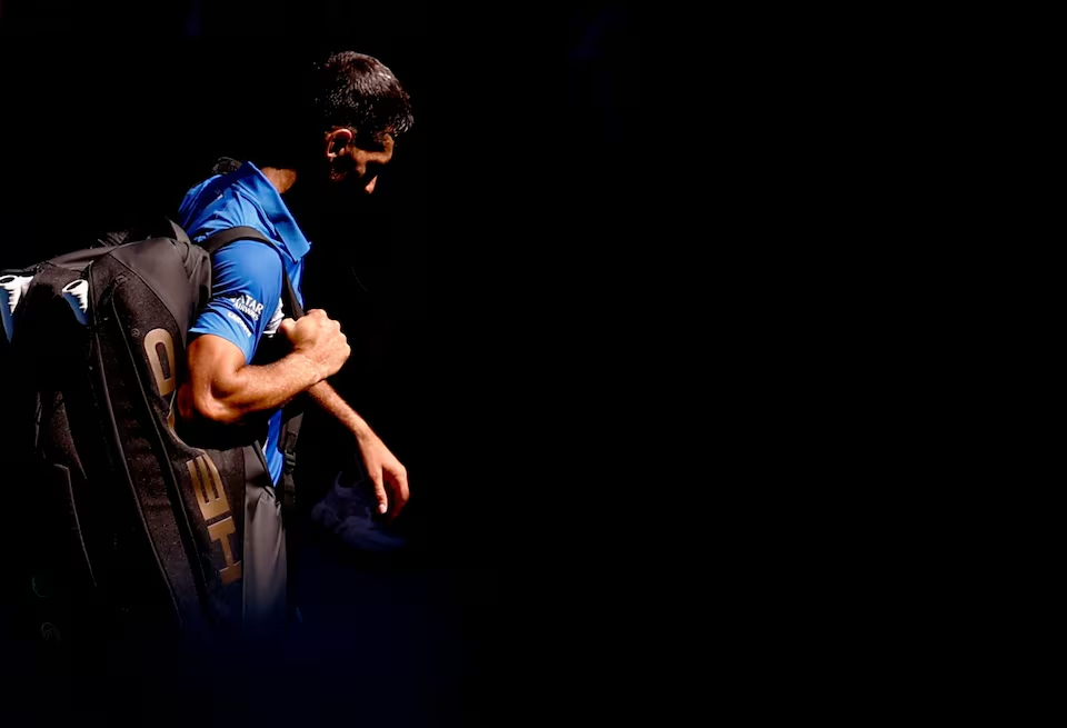 Tennis - Australian Open - Melbourne Park, Melbourne, Australia - January 24, 2025 Serbia's Novak Djokovic leaves the court after retiring from his semi final match against Germany's Alexander Zverev. Photo: Reuters