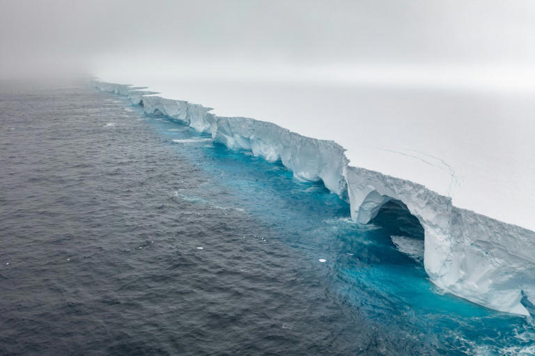 The A23a iceberg broke off from the Antarctic ice shelf in 1986. Photo: AFP