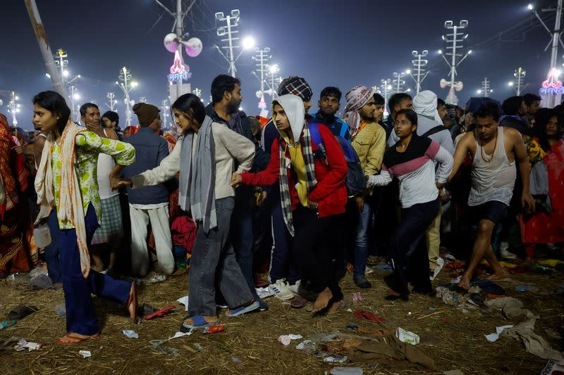 More than seven killed in stampede at India's Maha Kumbh festival, official says