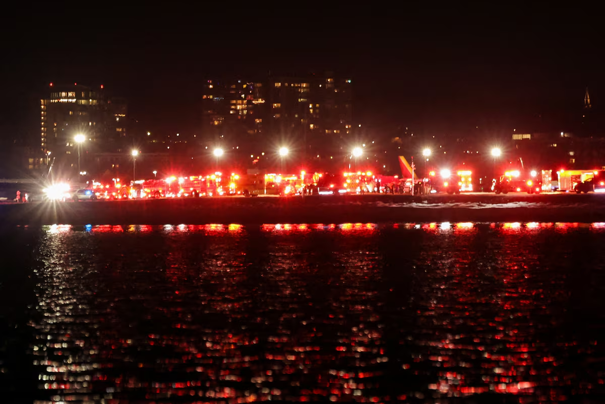 American Airlines regional jet collides with helicopter near Washington's Reagan Airport