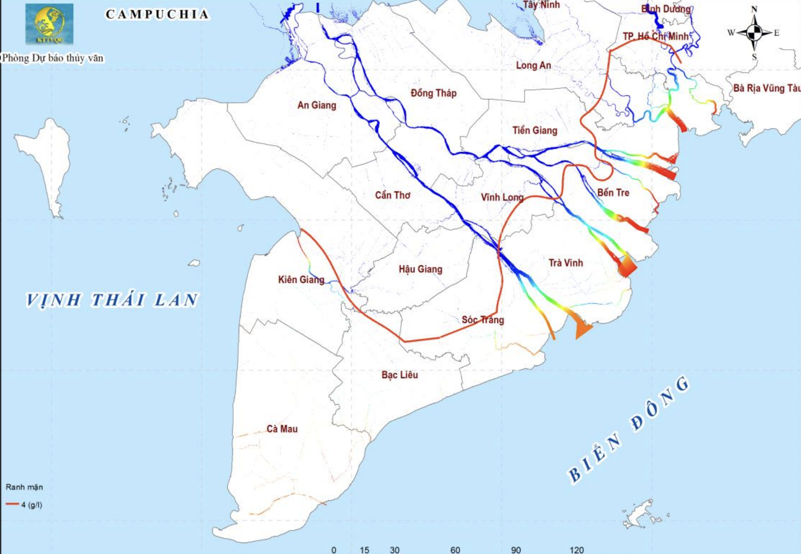 Severe saltwater intrusion persists in Vietnam’s Mekong Delta during Tet