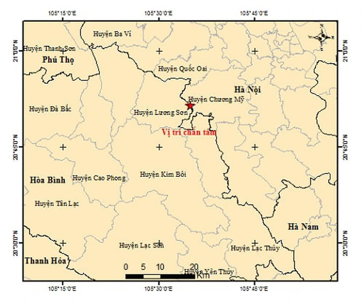 Magnitude-2.6 quake strikes Hanoi outskirts