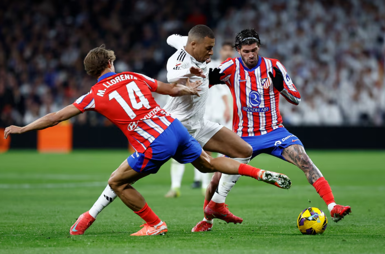 Mbappe rescues Real Madrid in 1-1 draw with Atletico