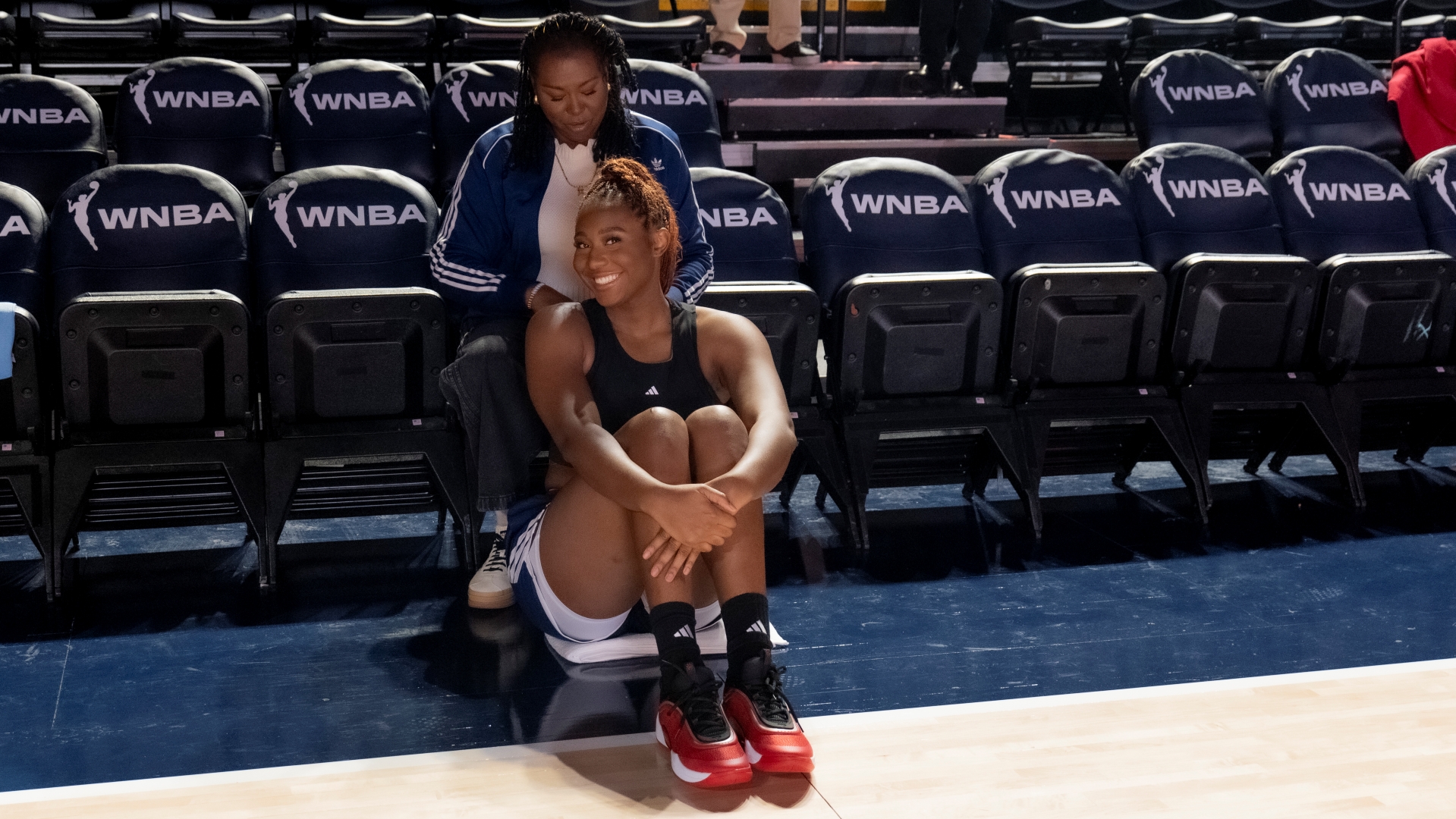 WNBA star Aliyah Boston and her mother