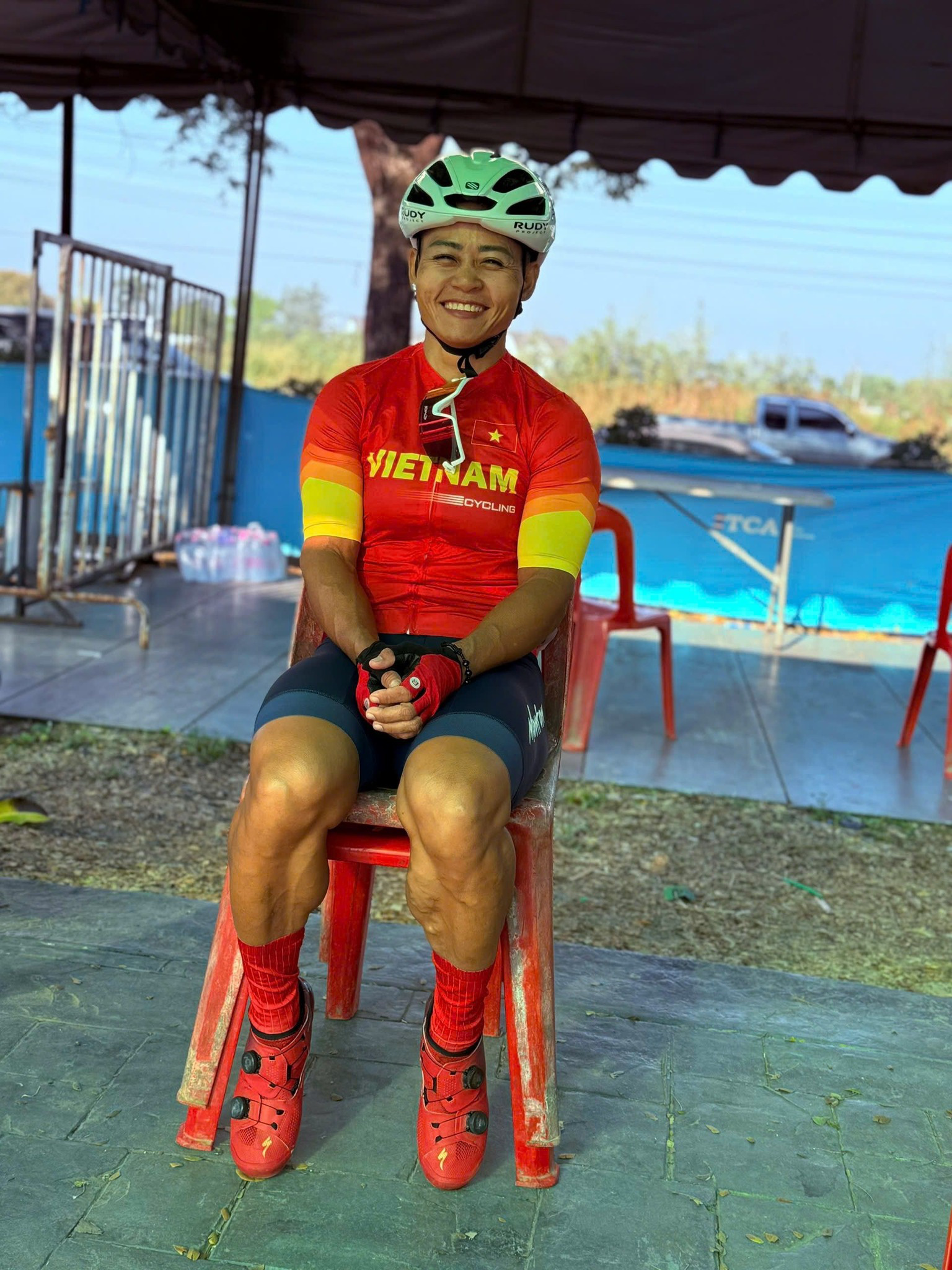 Vietnamese cyclist To Hoang Khanh Lan. Photo: Supplied