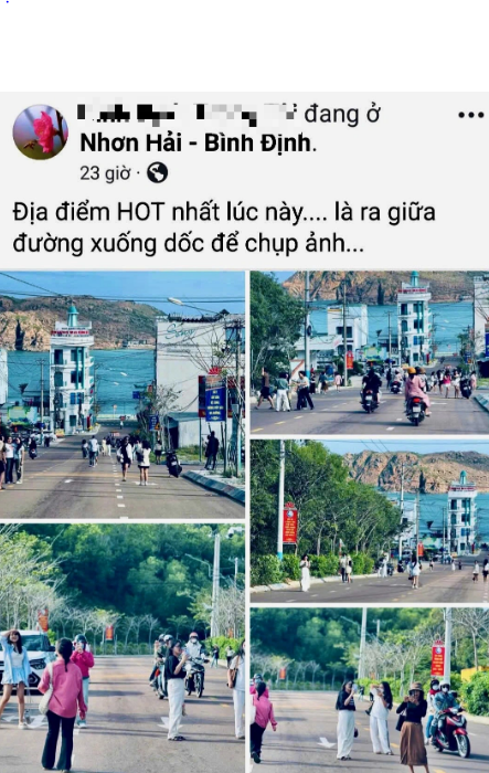 Dangerous trend of taking photos on steep road in Vietnam's Quy Nhon