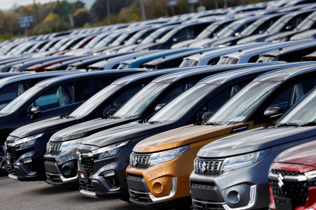 Cars are seen parked at the Hungarian plant of Japanese car maker Suzuki in Esztergom, Hungary, October 19, 2022. Photo: Reuters