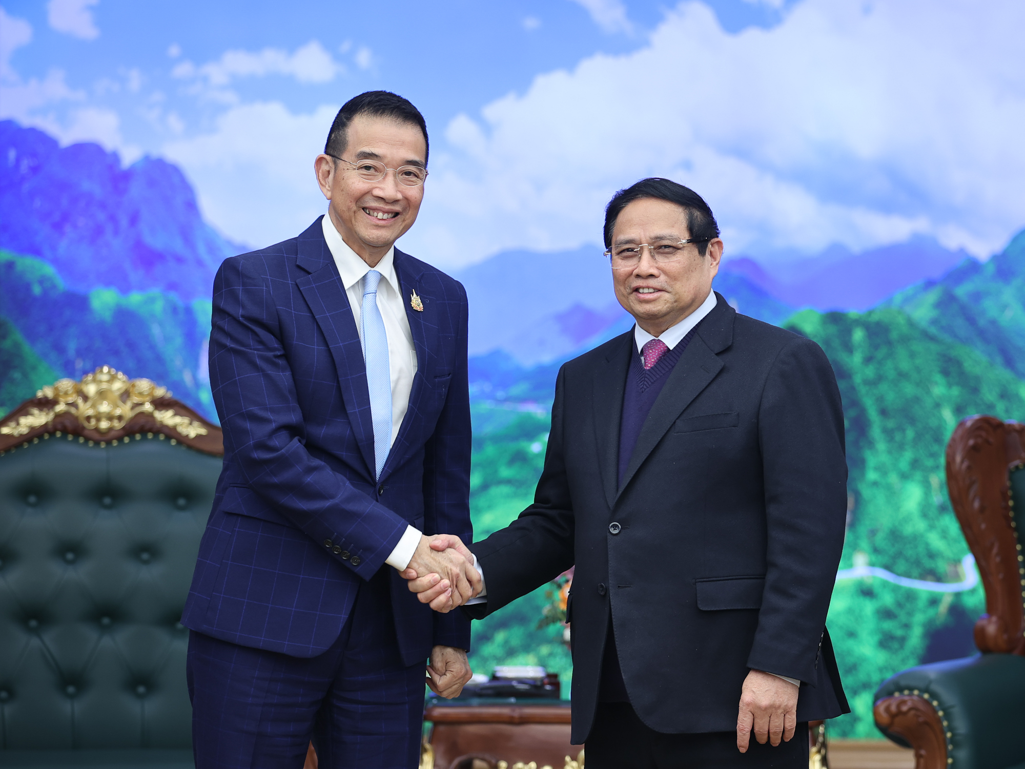 Vietnam's PM Pham Minh Chinh receives Thai Foreign Minister