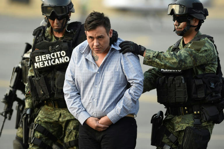 Omar Trevino Morales, former leader of the ultra-violent Zetas cartel, was also extradited to the United States. Photo: AFP