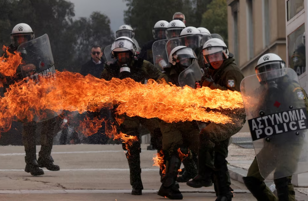 Clashes erupt in Greece as hundreds of thousands protest deadly train crash