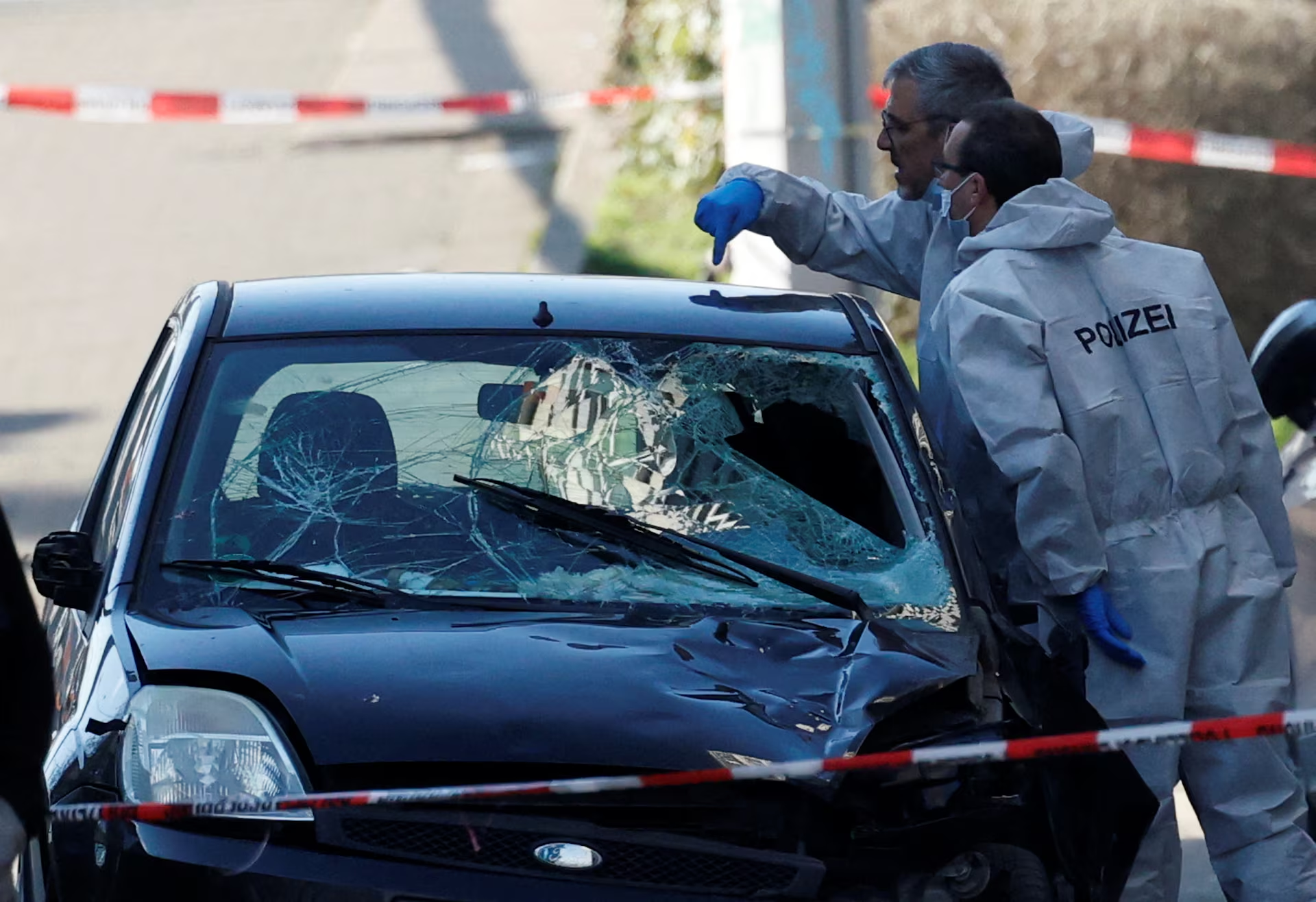 Car drives into crowd in German city of Mannheim, killing two