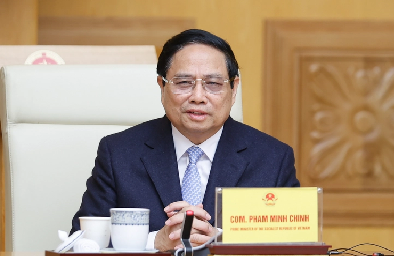 Vietnamese Prime Minister Pham Minh Chinh. Photo: Vietnam Government Portal