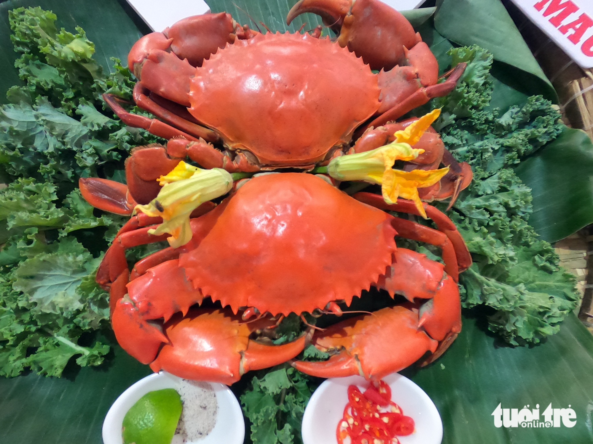 Famous Ca Mau crab dish. Photo: Thanh Huyen / Tuoi Tre