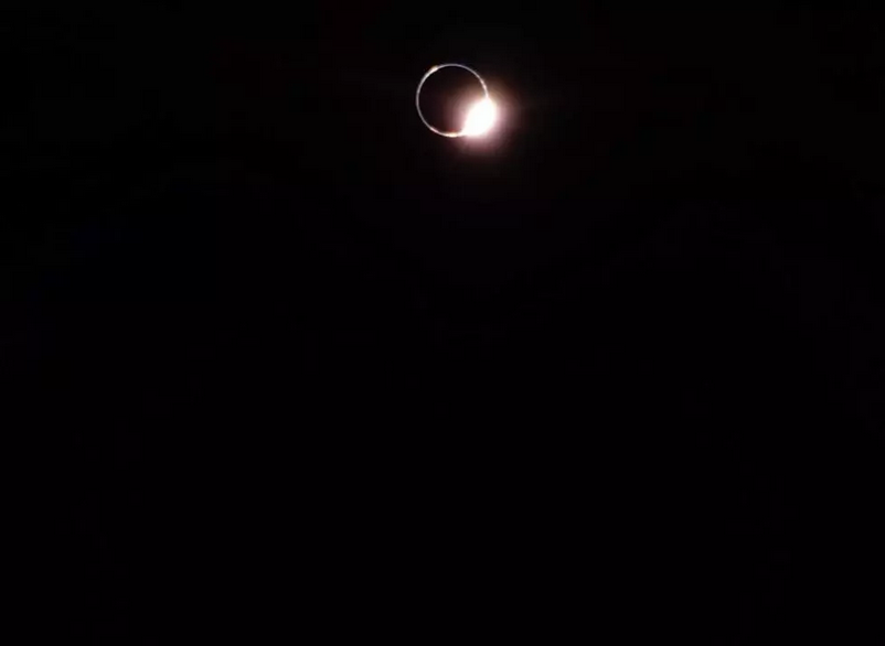 This handout photograph taken and released by Firefly Aerospace on March 14, 2025, shows a total lunar eclipse from the Moon’s surface captured by Firefly’s Blue Ghost Mission 1 lunar lander. Photo: AFP