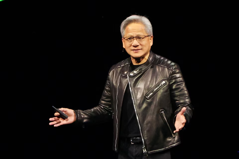 Nvidia CEO Jensen Huang delivers the keynote for the Nvidia GPU Technology Conference (GTC) at the SAP Center in San Jose, California, U.S. March 18, 2025. Photo: Reuters