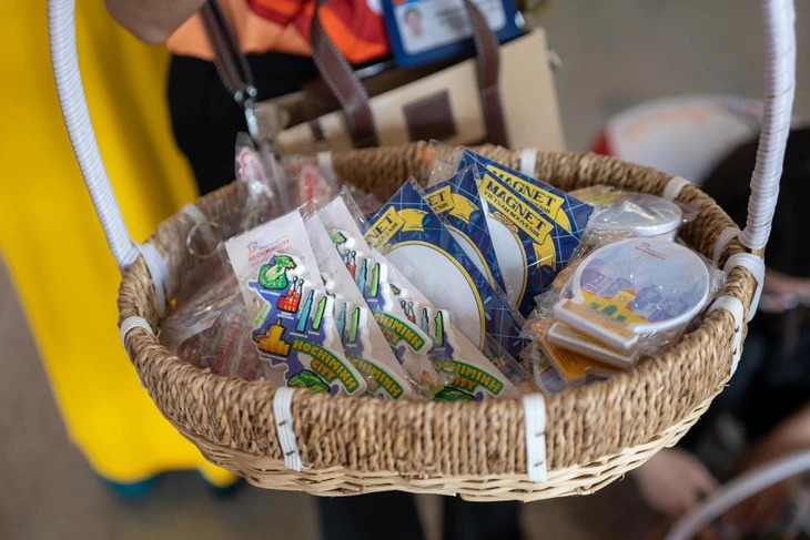 Some of the gift items intended for passengers from a direct charter flight of Iran’s Meraj Airlines at Tan Son Nhat International Airport in Ho Chi Minh City, Vietnam, March 19, 2025. Photo: Asia DMC