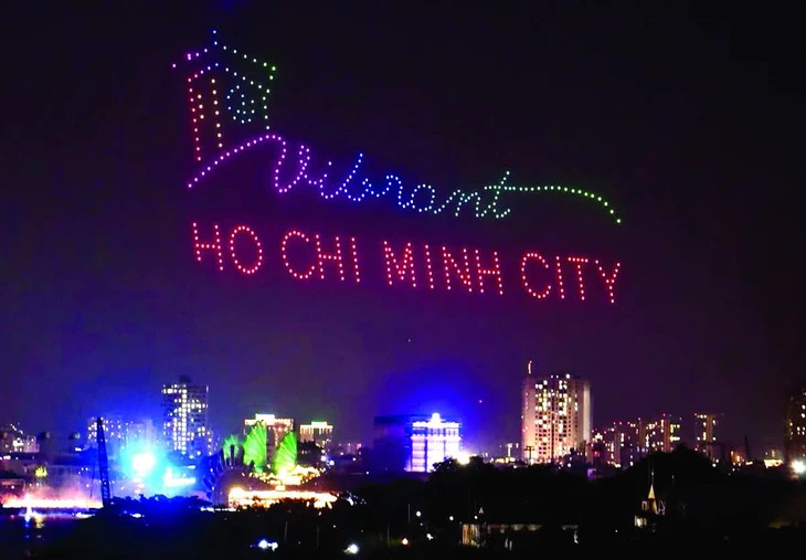 Ho Chi Minh City plans record-setting drone display for April 30 celebrations