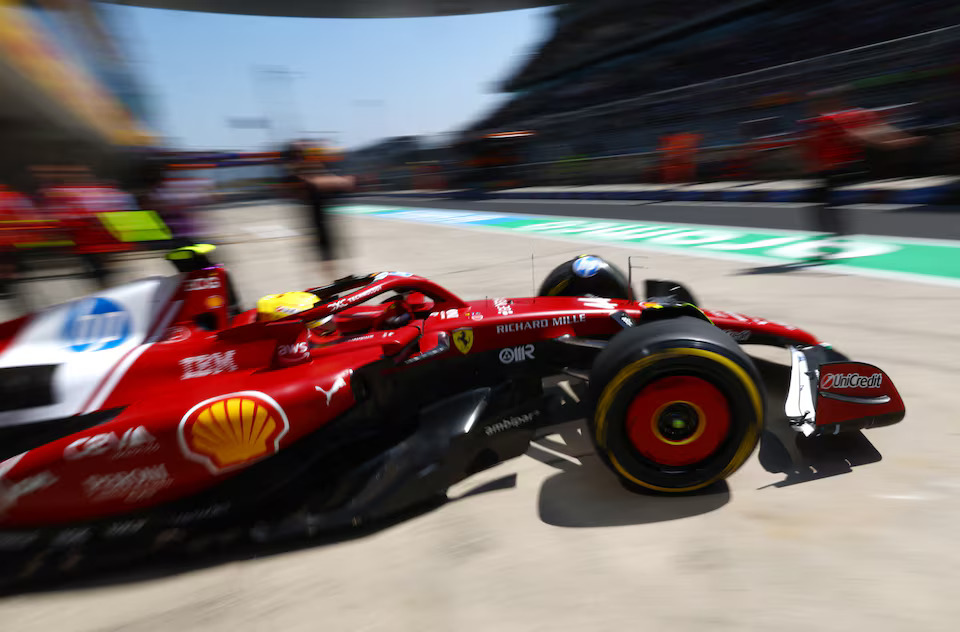 [2/4]Formula One F1 - Chinese Grand Prix - Shanghai International Circuit, Shanghai, China - March 21, 2025 Ferrari's Lewis Hamilton during practice. Photo: Reuters