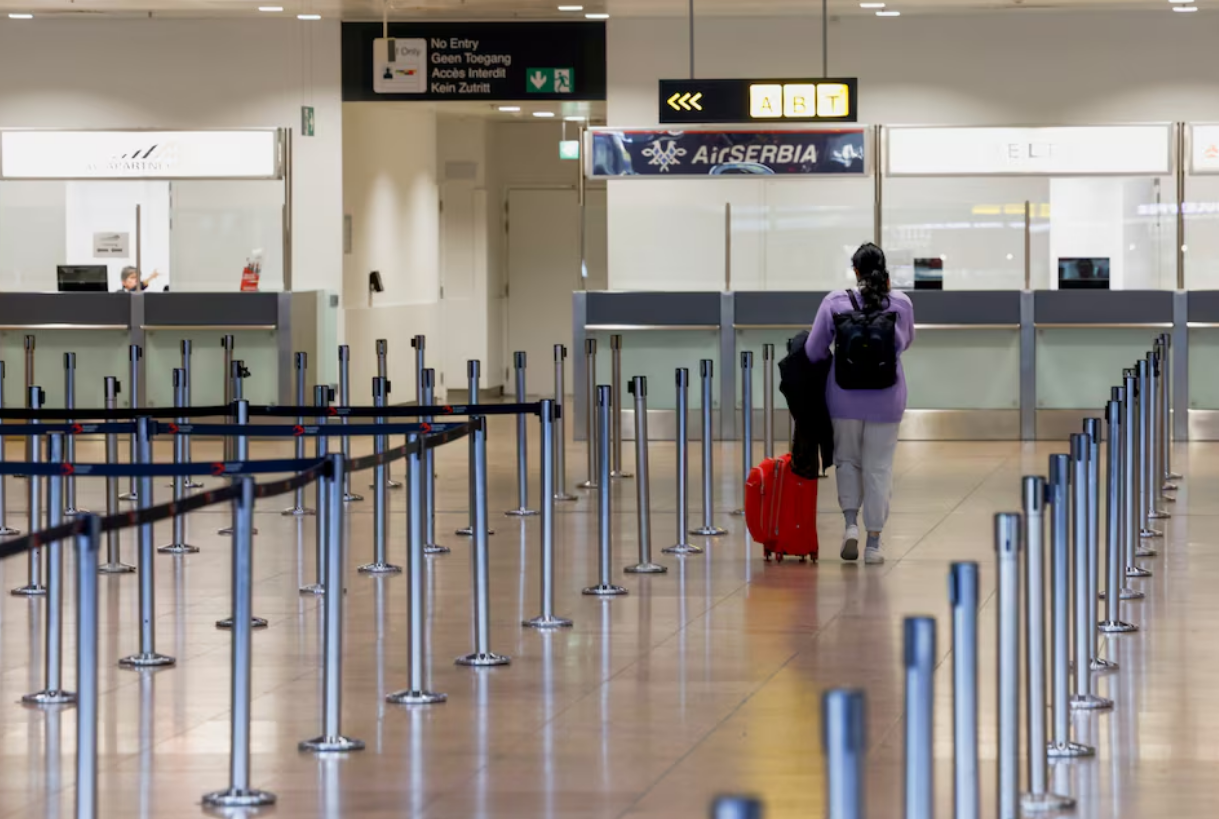 Belgian airports cancel all departing flights on March 31 due to strike